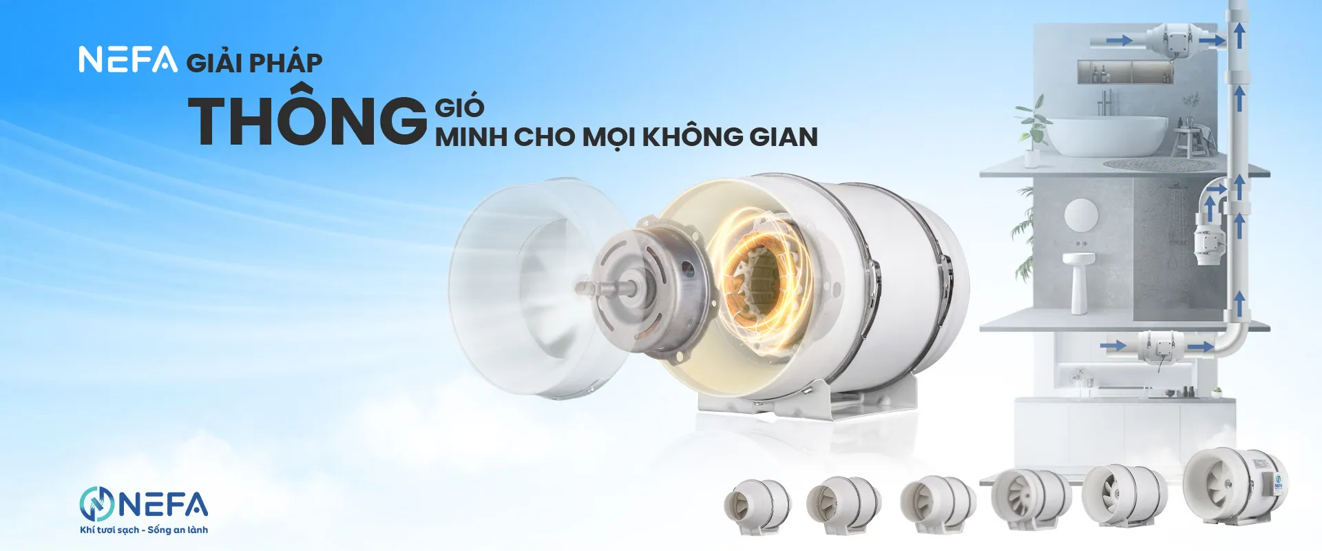 Lợi ích khi sử dụng quạt thông gió gia đình