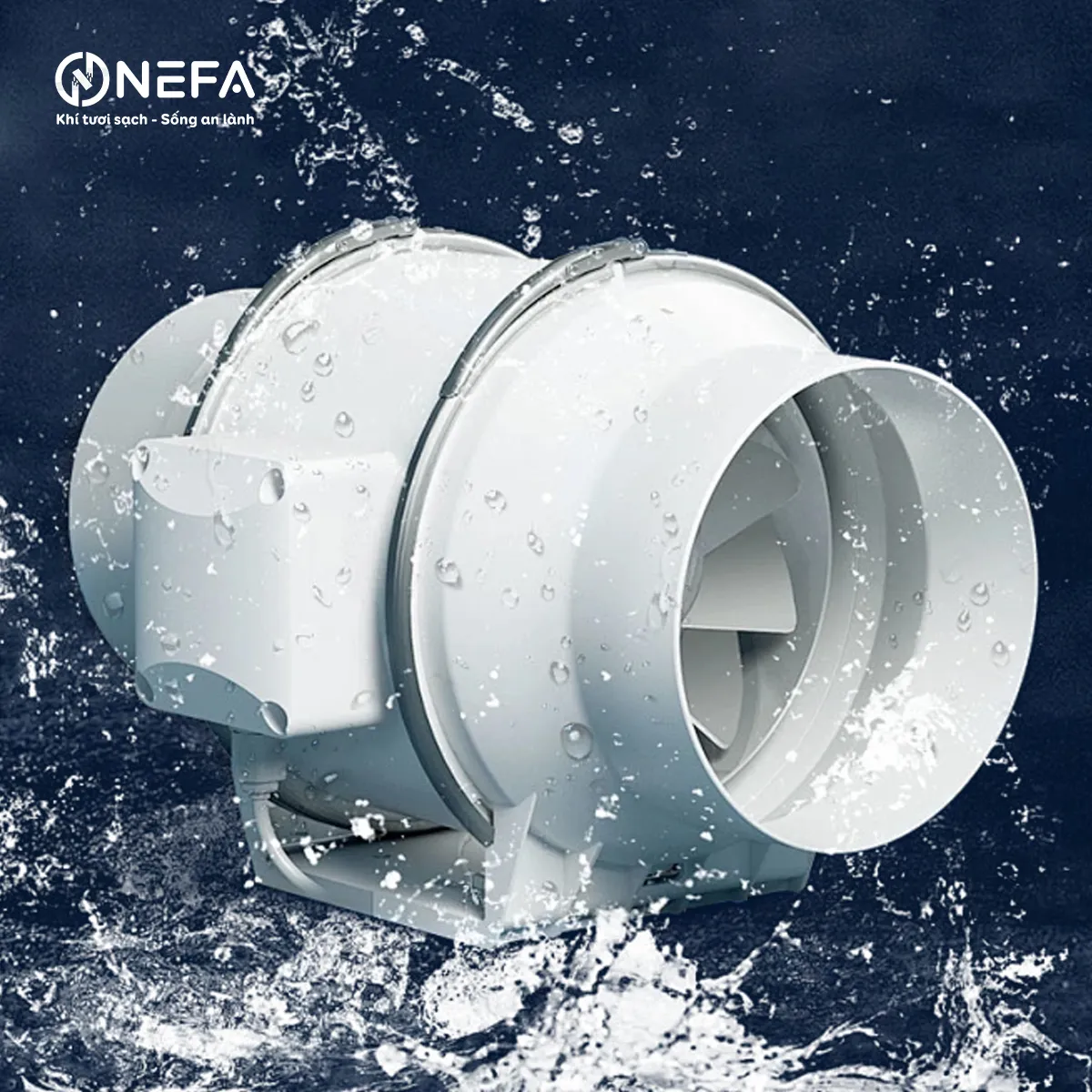 Quạt thông gió HF100 – Phù hợp phòng nhỏ 5 - 10m²