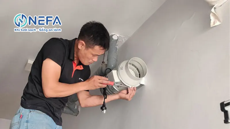 Cách lắp đặt quạt thông gió độ ồn thấp