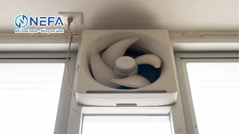 Quạt thông gió hút mùi