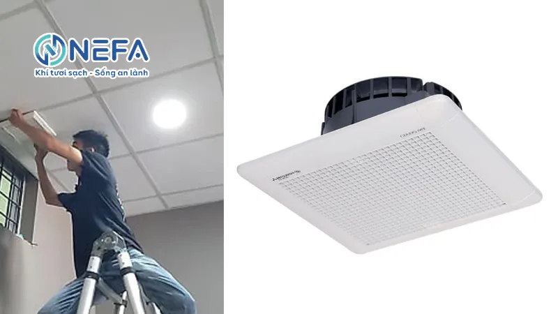 Quạt thông gió gắn cửa sổ