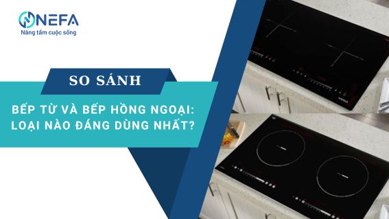 so sánh bếp từ và bếp hồng ngoại