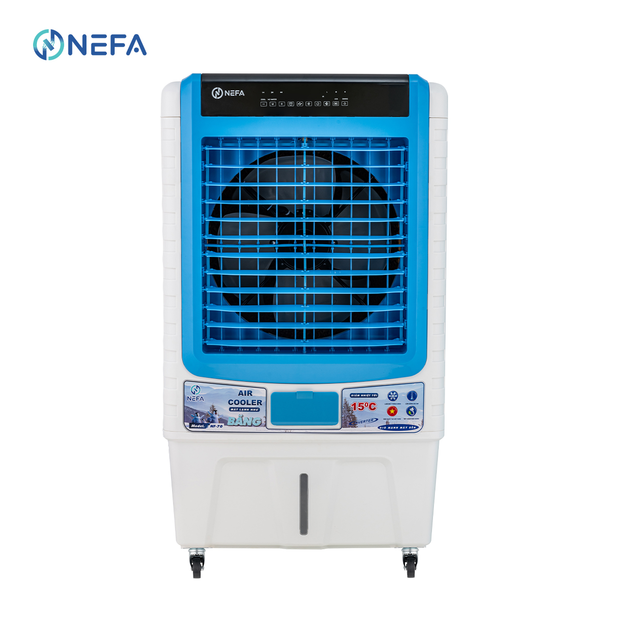 Quạt Điều Hòa Hơi Nước Nefa NF70 Cơ – Khiển