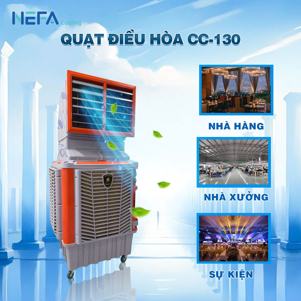 Quạt điều hòa khủng long CC 130