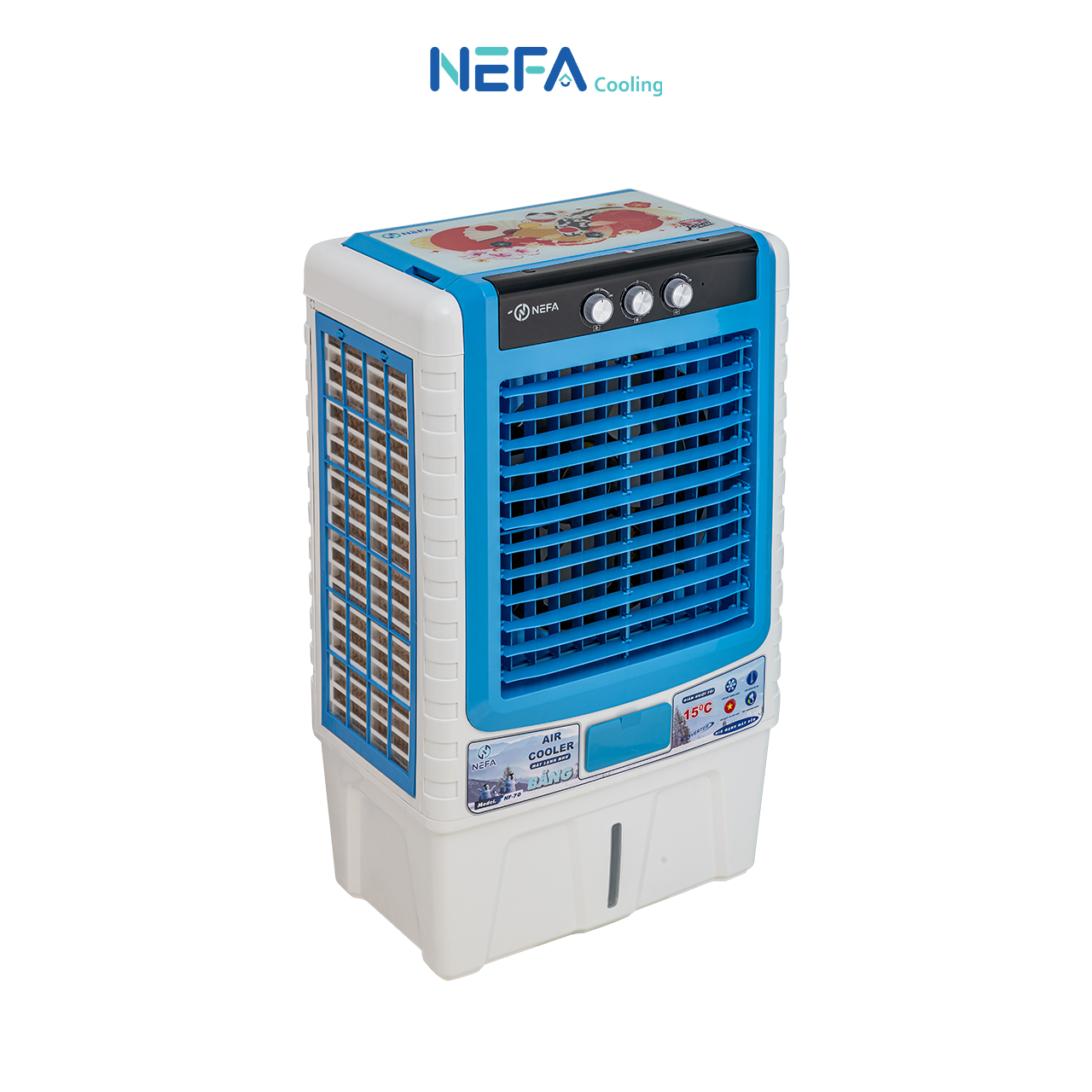 Quạt Điều Hòa Hơi Nước Nefa NF70 Cơ – Khiển