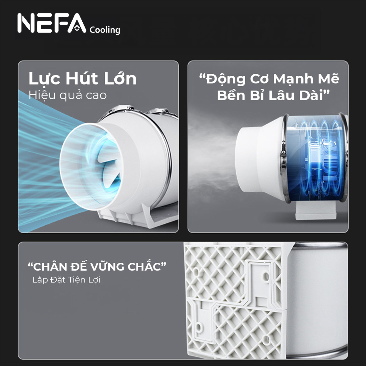 Quạt Thông Gió Hút Mùi Nefa - HF300