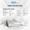 Thông số kỹ thuật chụp hút mùi inox Nefa Cooling