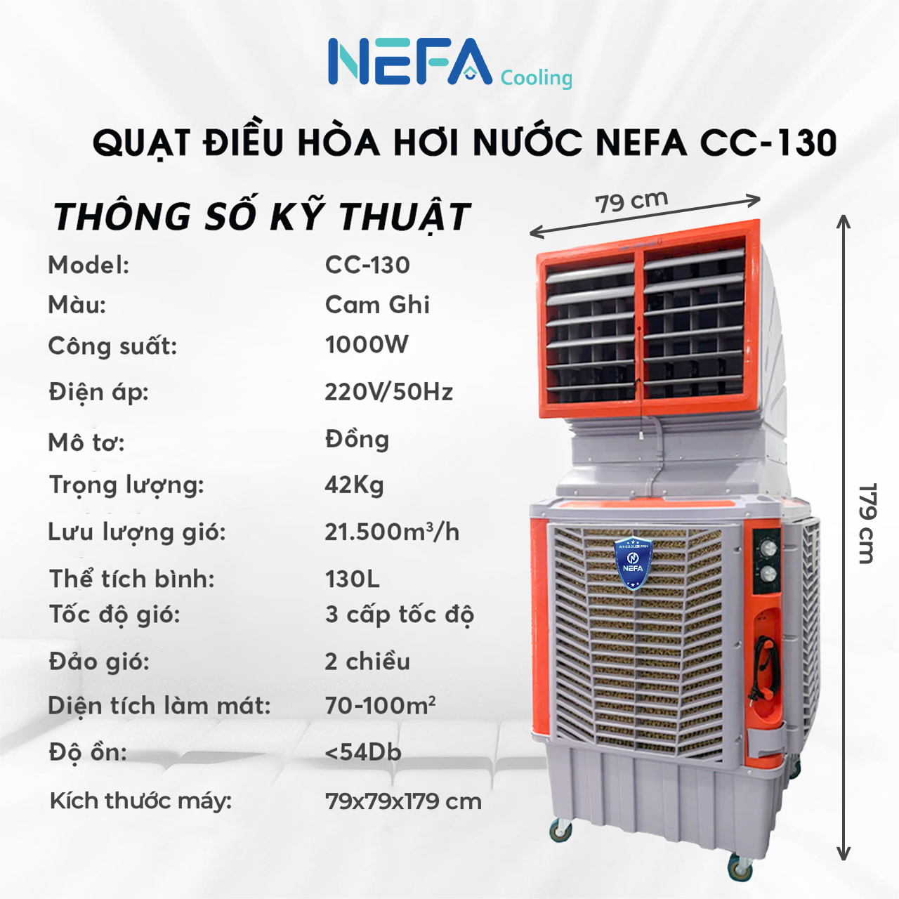 thong-so-quat-dieu-hoa-nefa-CC130 Thông số Quạt Điều Hòa Khủng Long Nefa CC 130