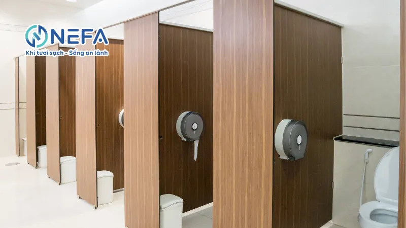 Diện tích nhà vệ sinh
