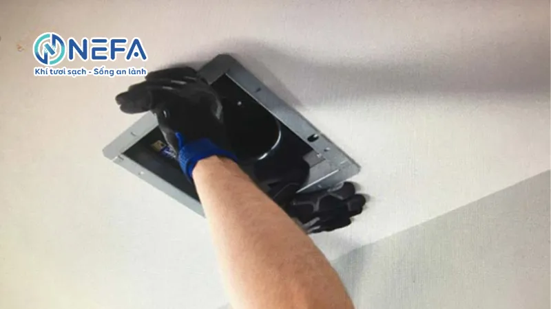 Hướng dẫn lắp đặt quạt hút âm trần 600x600