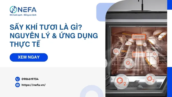 Sấy Khí Tươi Là Gì? Nguyên Lý & Ứng Dụng Thực Tế