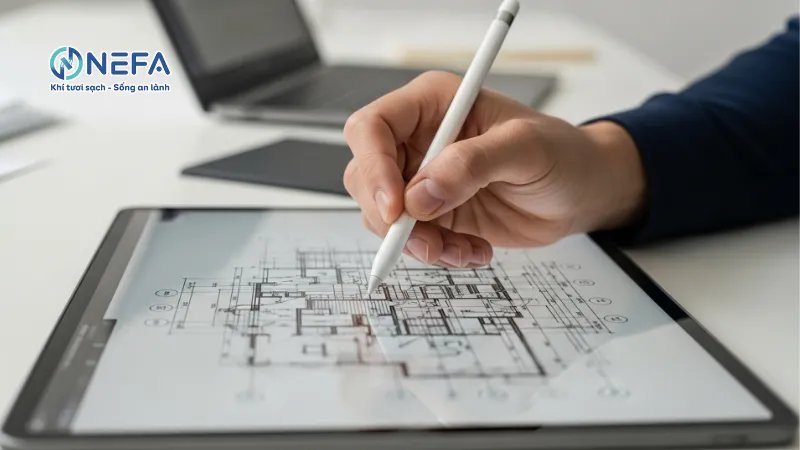 Bản vẽ hệ thống thông gió 2D - 3D MIỄN PHÍ