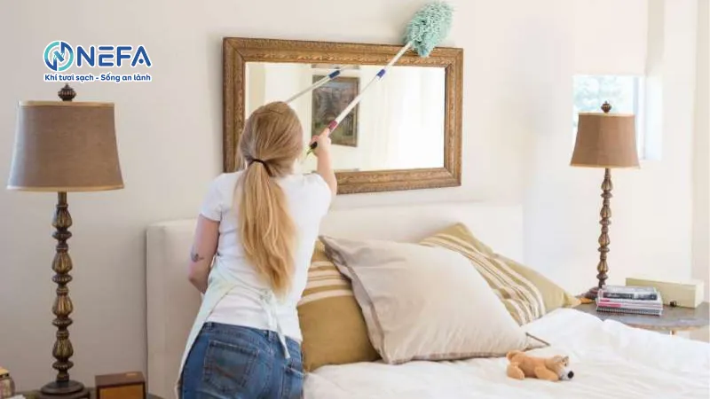 Thường xuyên vệ sinh phòng