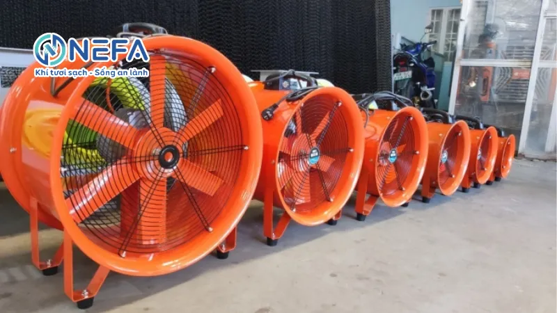 Quạt hút công nghiệp xách tay