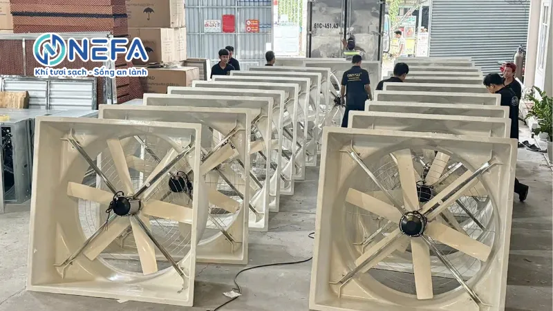 Quạt hút công nghiệp hỗn hợp