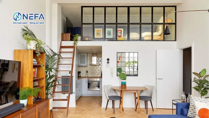 Không gian làm mát tối thiểu 20m²