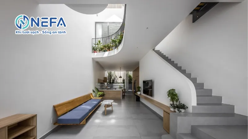 Công dụng của giếng trời thông gió