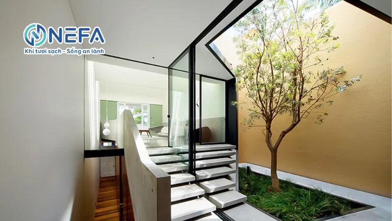 Ưu & nhược điểm khi sử dụng giếng trời thông gió