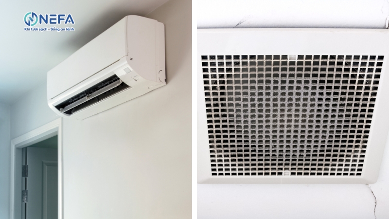 Phòng điều hòa có cần lắp quạt thông gió không?