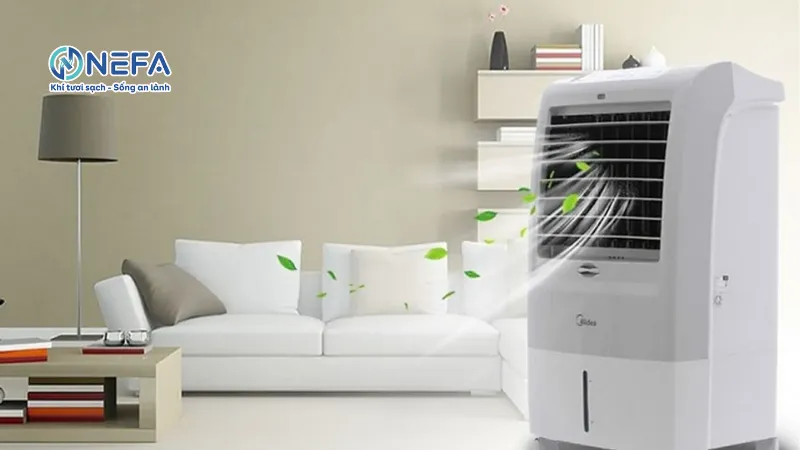 Sử dụng quạt điều hòa hơi nước