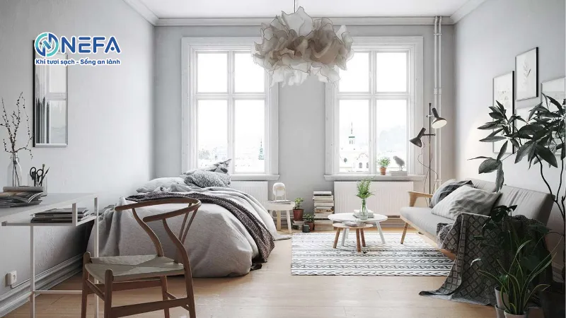 Luôn mở cửa phòng thoáng mát