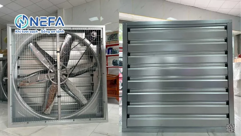 Lưu ý khi sử dụng quạt hút công nghiệp 1380x1380x400