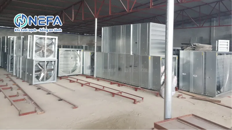 Quạt hút công nghiệp vuông 600x600 là gì?