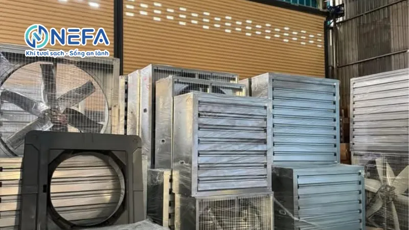 Lưu ý khi sử dụng quạt hút công nghiệp vuông 600x600