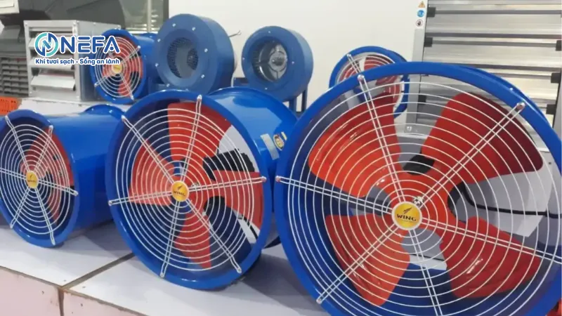 Quạt thổi gió công nghiệp