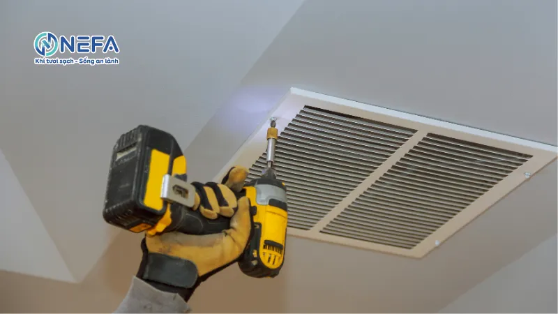 Hướng dẫn lắp đặt quạt thông gió 2 chiều