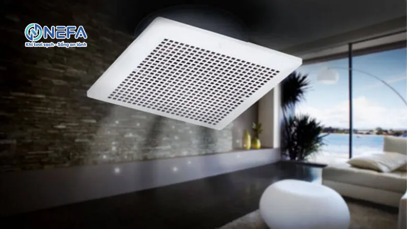 Quạt thông gió âm trần là gì?