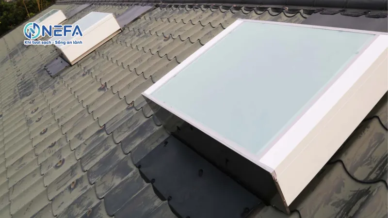 Công dụng của quạt thông gió giếng trời