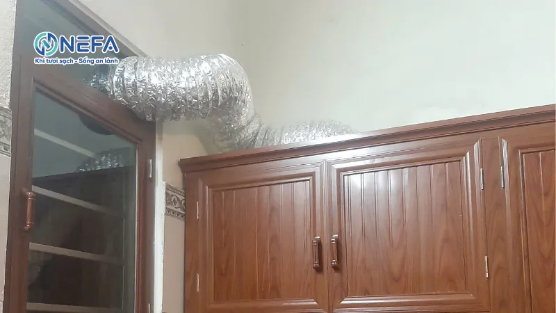 Ứng dụng của quạt thông gió hút mùi Nefa