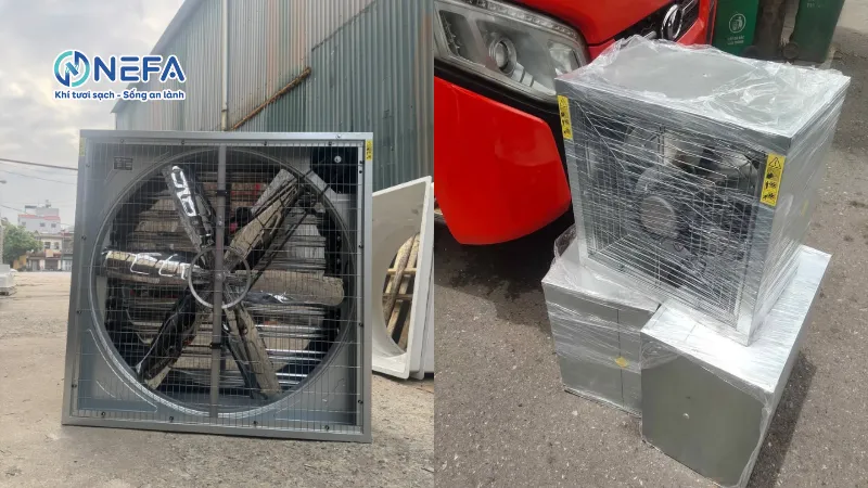 Ưu điểm khi sử dụng quạt thông gió vuông inox