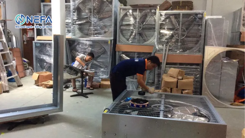 Hướng dẫn lắp quạt thông gió vuông inox