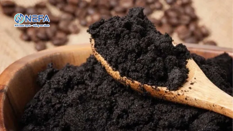 Dùng bã cà phê và trà