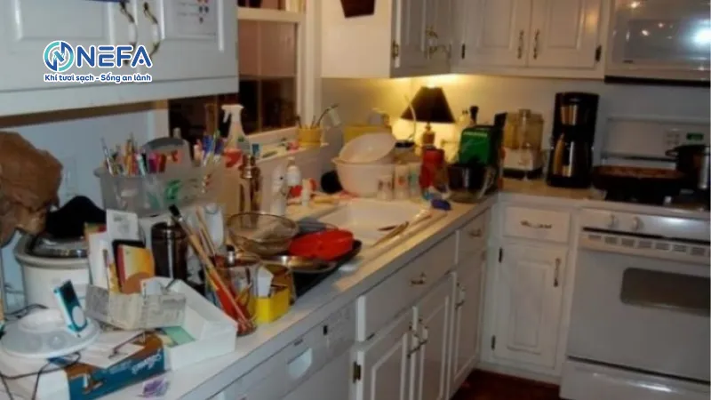 Xuất hiện mùi nhà bếp