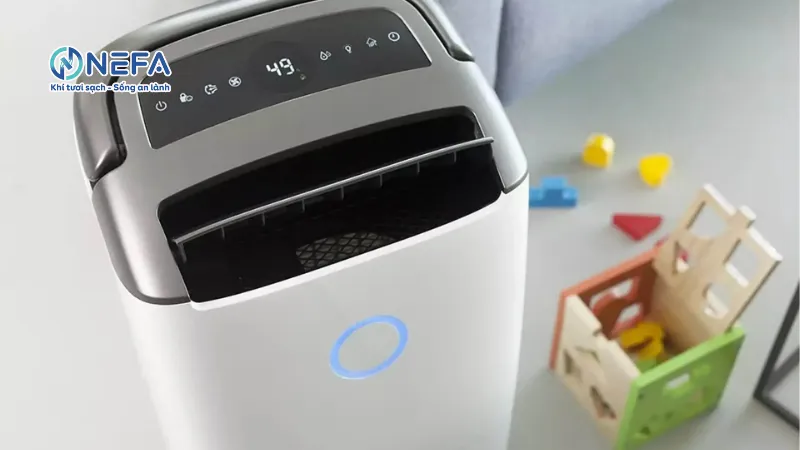 Sử dụng chức năng bù ẩm của máy lọc không khí