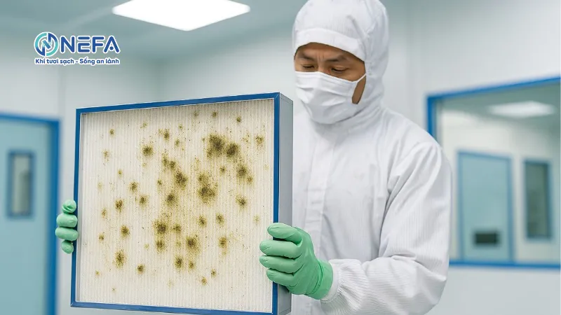 Vệ sinh hoặc thay màng lọc sơ bộ mỗi 2 - 4 tuần/lần