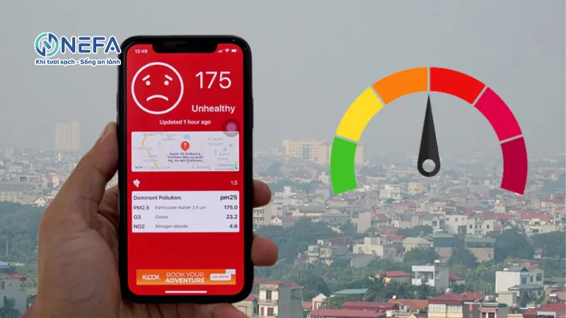 Hướng dẫn cách đo ô nhiễm không khí trên điện thoại