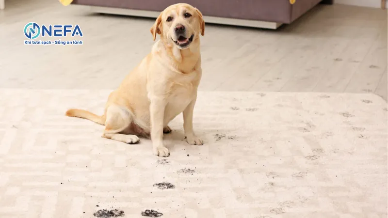 Vì sao chó dễ có mùi hôi?