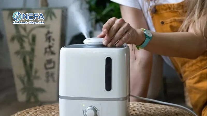 Sử dụng máy tạo độ ẩm cho phòng