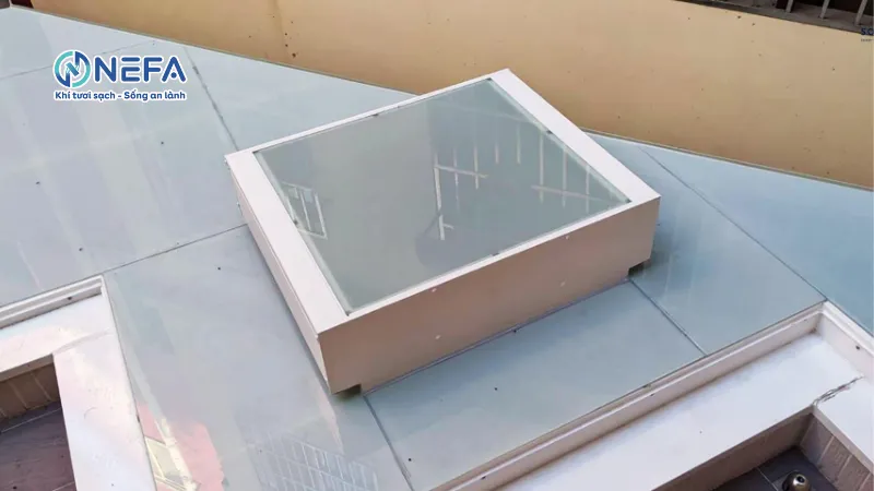 Lắp đặt giếng trời