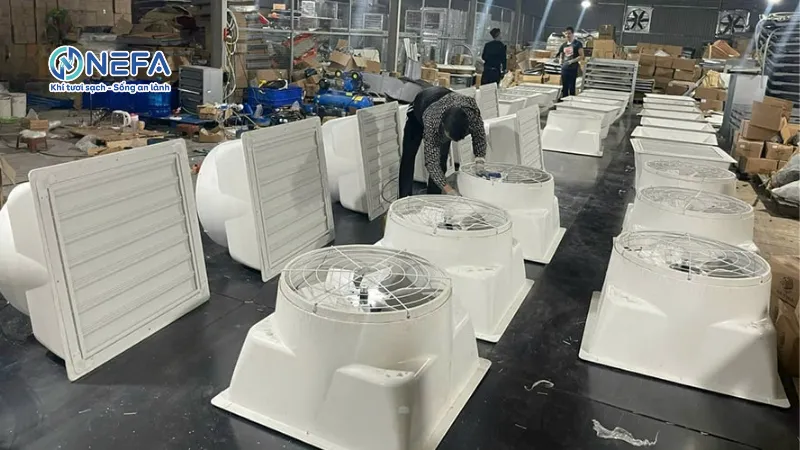 Lưu ý khi sử dụng quạt hút công nghiệp 1380