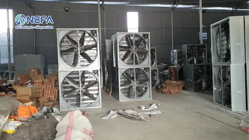 Công dụng quạt hút công nghiệp 900x900x400