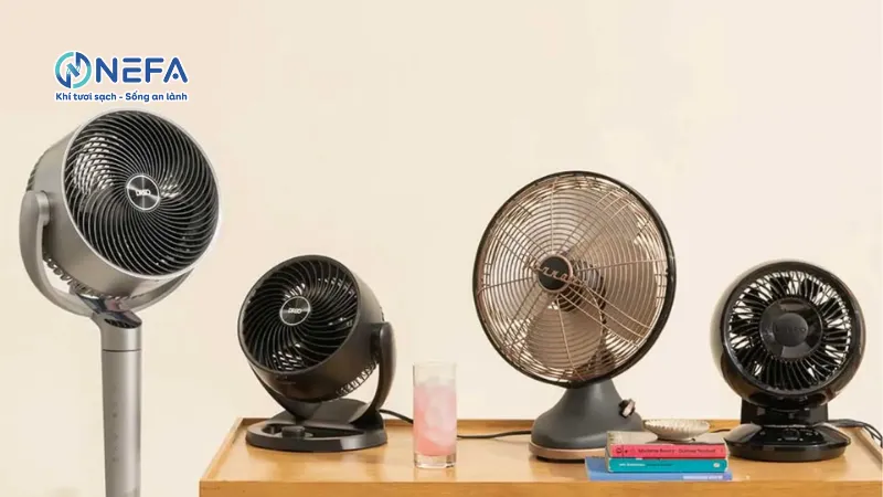 Top các loại quạt làm mát phổ biến nhất hiện nay