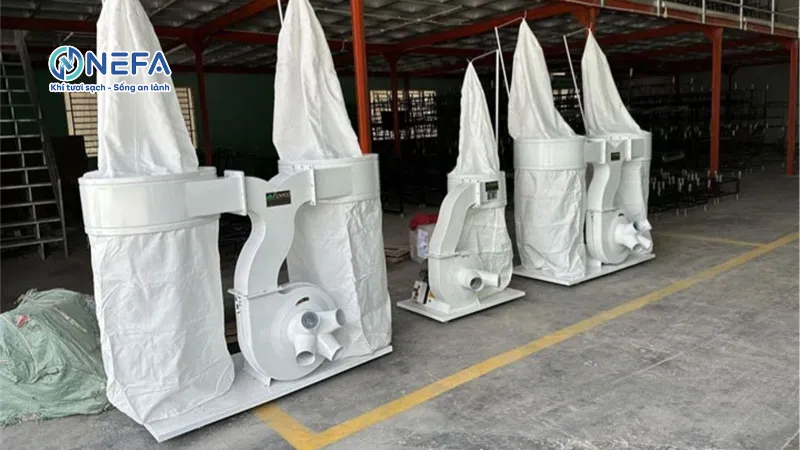 Xử lý bụi bằng túi vải di động