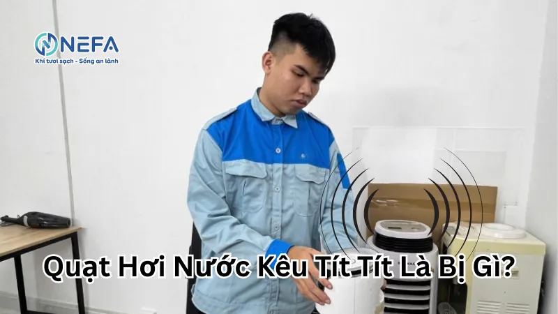 Quạt hơi nước kêu tít tít: Nguyên nhân & Cách khắc phục