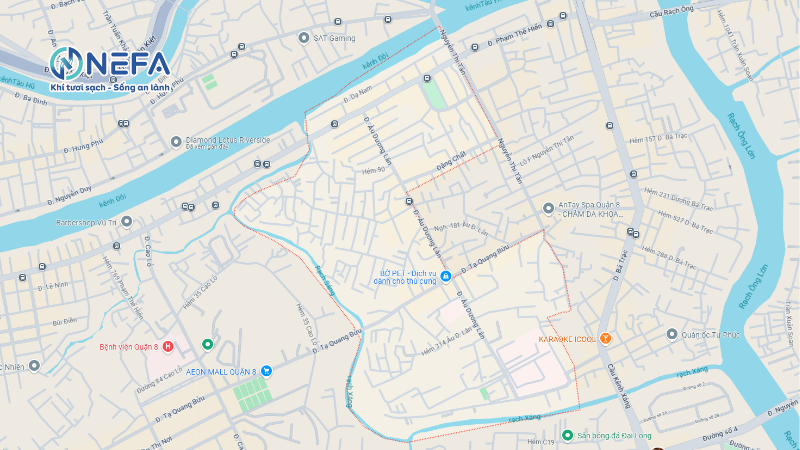 Nefa bán quạt điều hòa hơi nước ở khu vực nào tại quận 8?