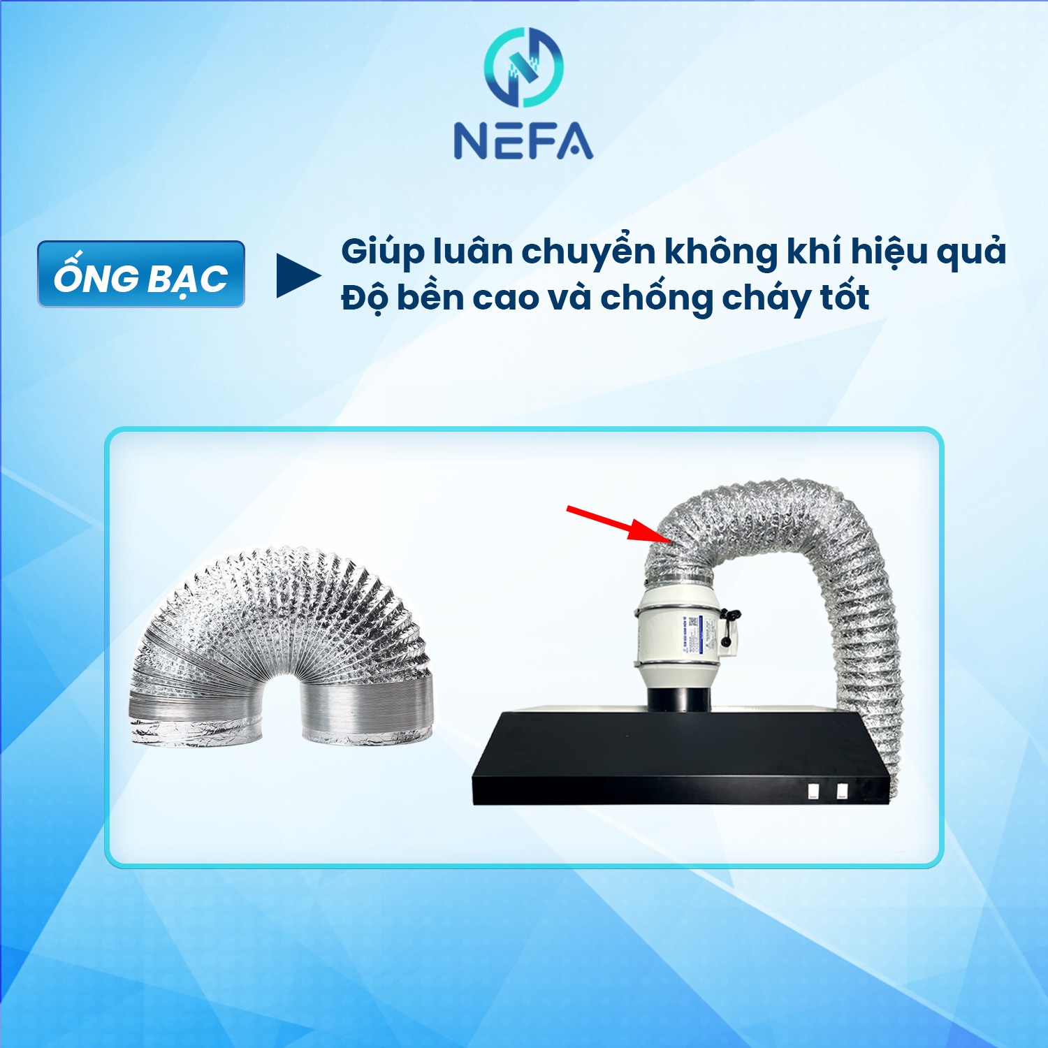 Các phụ kiện quạt thông gió của NEFA